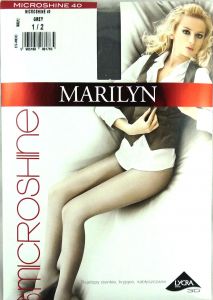 Marilyn MICROSHINE 40 R1/2 rajstopy 40DEN grey